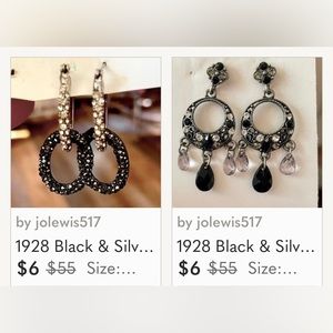 2 pair of earrings